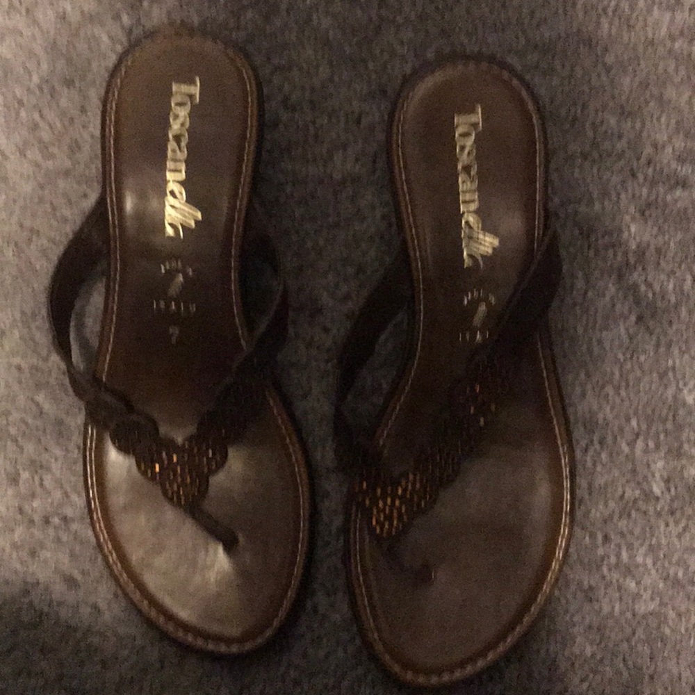 Dressy flip flop heels